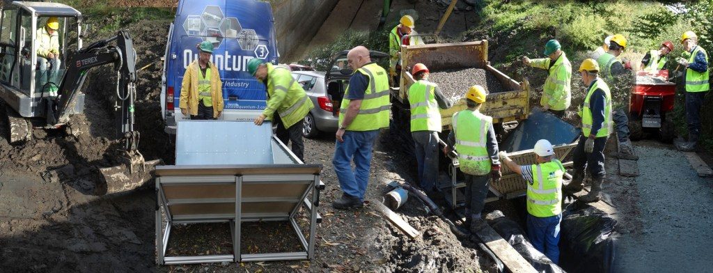 Montgomery Canal restoration - Pryces Bridge
