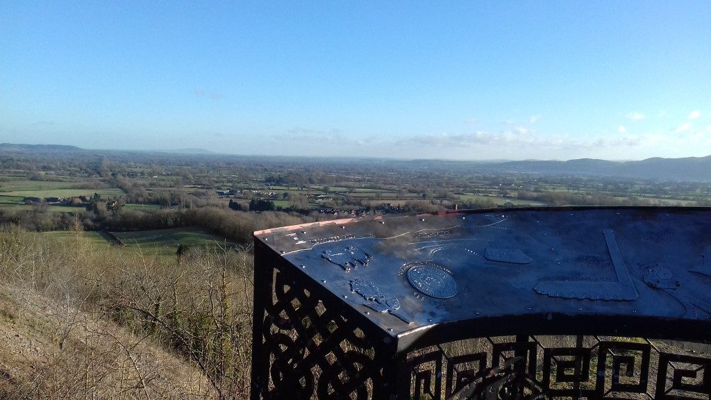 View over Shropshire from Llanymynech Rocks - Pant.Today