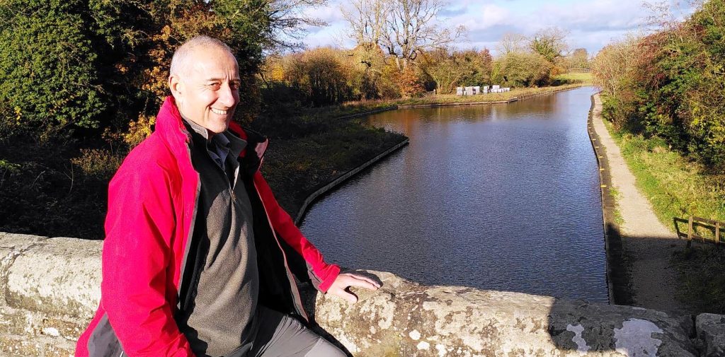 Tom Fulda on Crickheath bridge