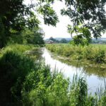 View of the Montgomery Canal in Shropshire